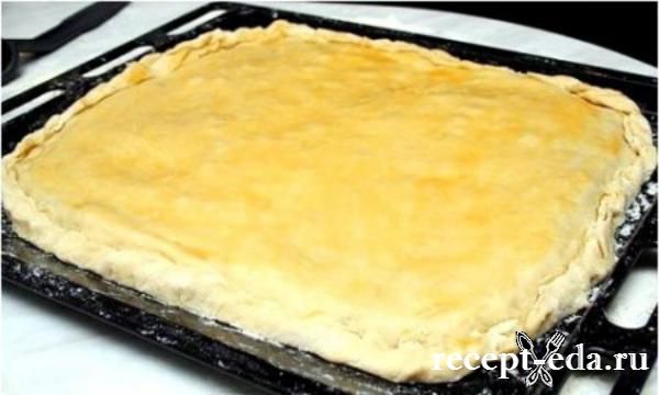 Пирог с мясом и сыром в духовке
